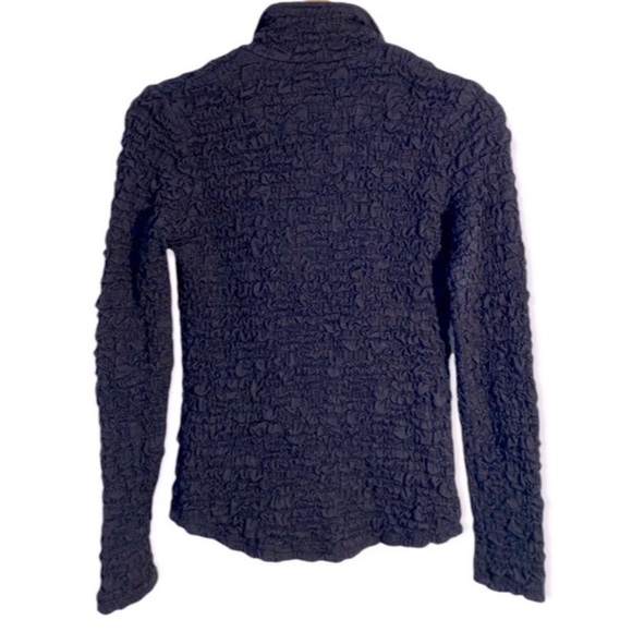 Sno Skins Black Textured 2 Way Zip Up Jacket, Size Small* (Please see below) - Picture 2 of 10